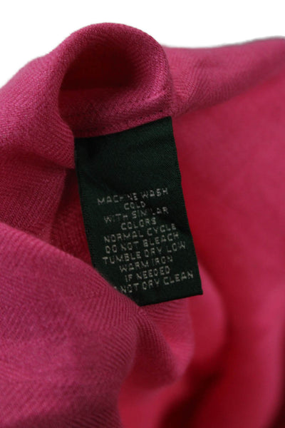 Lauren Ralph Lauren Women Pink Collared Button-Up 3/4 Sleeve Size XS