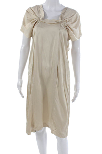 BCBGMAXAZRIA Womens Shift Dress Beige Size XS