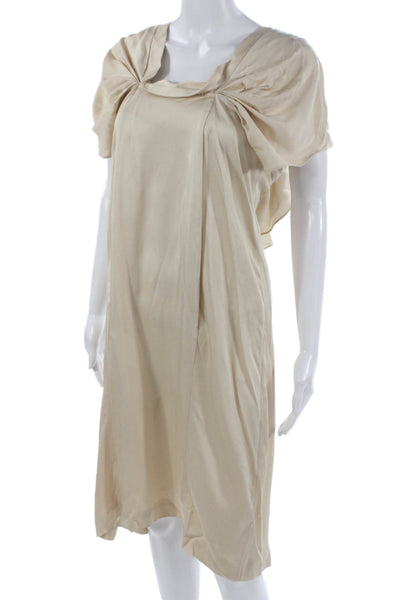 BCBGMAXAZRIA Womens Shift Dress Beige Size XS
