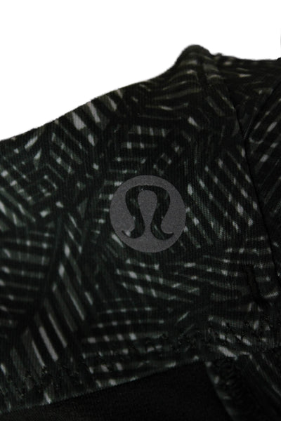 Lululemon Women's Scoop Neck Fitted Sport Bra Green Size 6