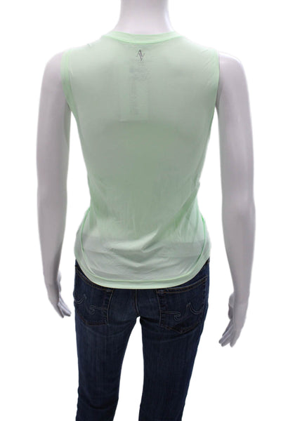 All Access Women Basic Green Sleeveless Tank Size XS