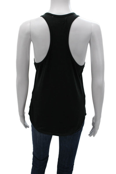 Outdoor Voices Womens Black Basic Sleeveless Tank Round Neck Size S