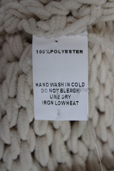 Interstyle Unisex Pullover Sweaters Beige Round Neck Long Sleeve Size One Size