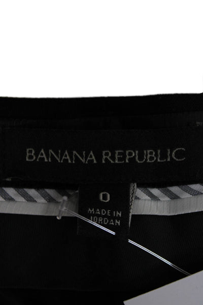 Banana Republic Unisex Dress Pants Black Size 0