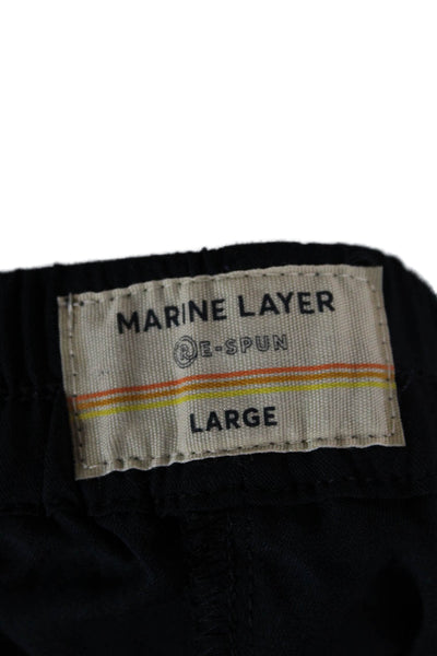 Marine Layer Unisex Dark Blue Cropped Ankle Pants Size L