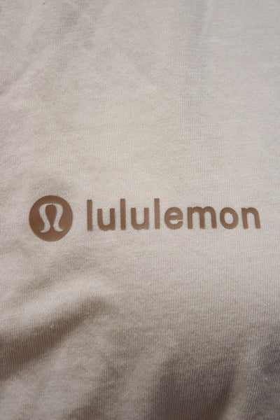 Lululemon Womens Beige Basic Pima Cotton Tank Sleeveless Size 10