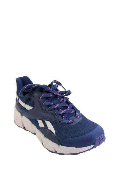 Reebok Womens Vizome Lace-Up Running Athletic Sneakers Blue Size 4