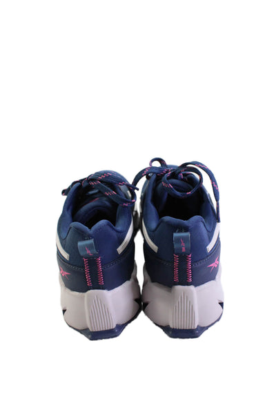 Reebok Womens Vizome Lace-Up Running Athletic Sneakers Blue Size 4