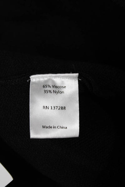 Year Of Ours Unisex Biker Black Shorts 65% Viscose 35% Nylon Size XS