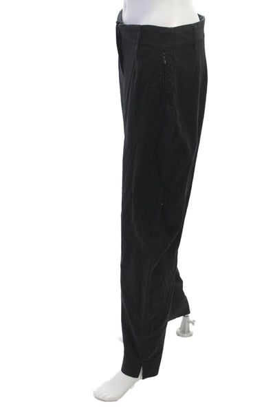 Piazza Sempione Womens Black Jogger Pants Cotton Blend Size 42