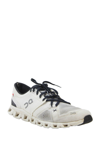 On Cloud Women's Lace Up Rubber Sole Trainer Sneakers White Size 9