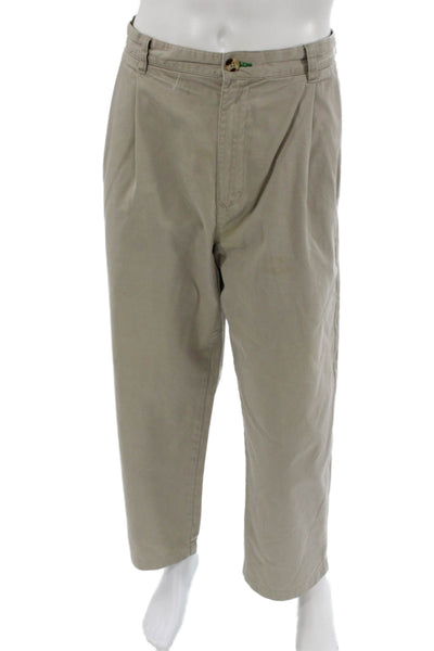 Tommy Hilfiger Men Chinos Beige Cotton Classic Size 38