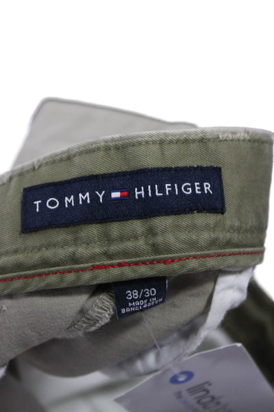 Tommy Hilfiger Men Chinos Beige Cotton Classic Size 38