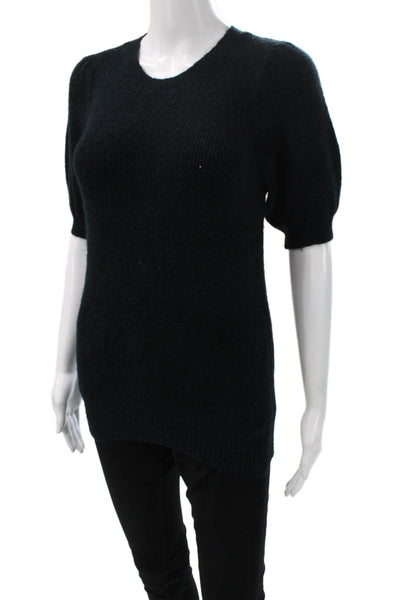 Vero Moda Unisex Black Crew Neck Short Sleeve Pullover Sweater Size XS