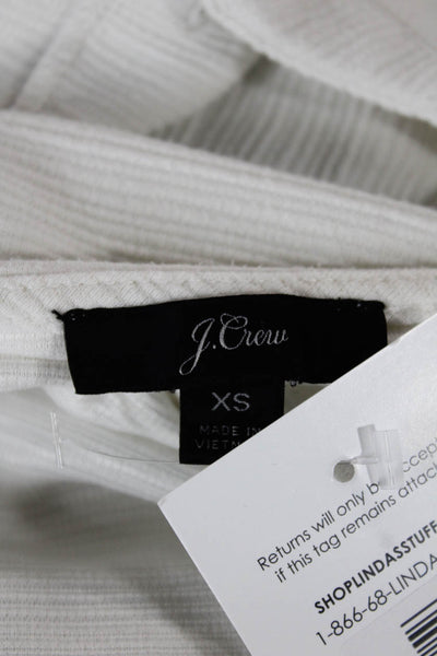 J Crew Womens White V Neck Sleeveless Button Up Tank Basic Size XS