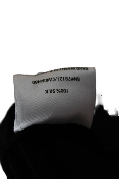 Eileen Fisher Women Black Cashmere Silk Sleeveless Tank Petite Size M