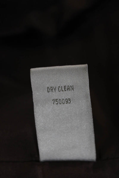 Lord & Taylor Women Dark Gray Wool Cashmere Blazer Long Sleeve Size 10 Petite