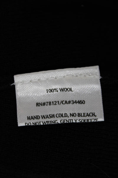 Eileen Fisher Women A-Line Black Wool Skirt Long Size M
