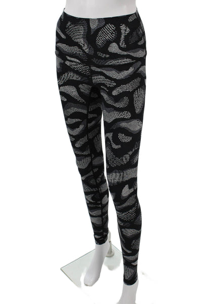 Lululemon Womens Ankle Jeggings Black Animal Print Size 4