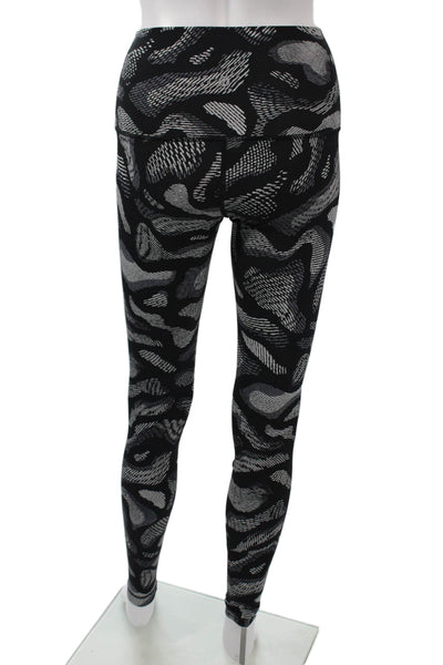 Lululemon Womens Ankle Jeggings Black Animal Print Size 4