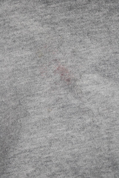 Good American Women Pullover Hoodie Gray Cotton Drawstring Size 7