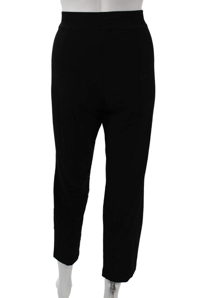 Eileen Fisher Womens Ankle Cropped Black Pants Size M