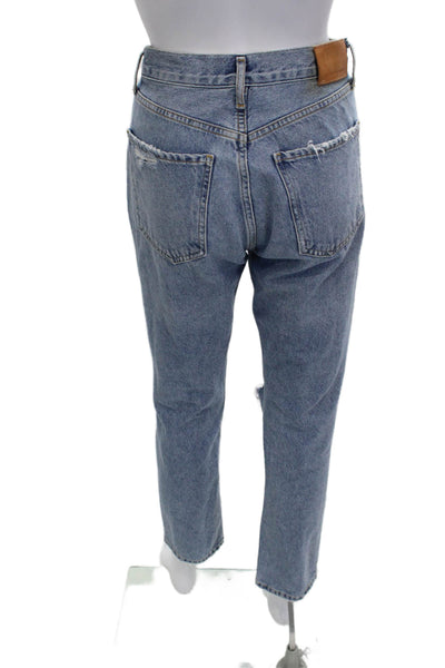 Citizens of Humanity Unisex Cropped Straight Light Blue Jeans Size 25