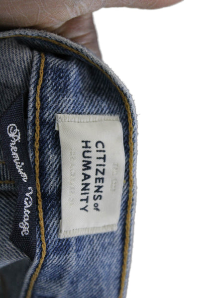 Citizens of Humanity Unisex Cropped Straight Light Blue Jeans Size 25
