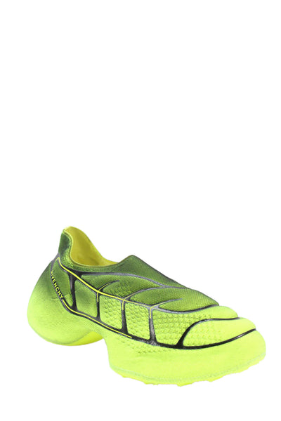 Givenchy Mens TK-360 Gradient Slip On Knit Sneakers Shoes Yellow Black Size 13
