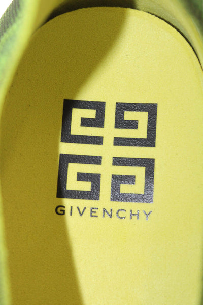 Givenchy Mens TK-360 Gradient Slip On Knit Sneakers Shoes Yellow Black Size 13