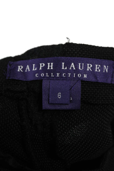 Ralph Lauren Collection Unisex Black Cropped Dress Pants Size 6