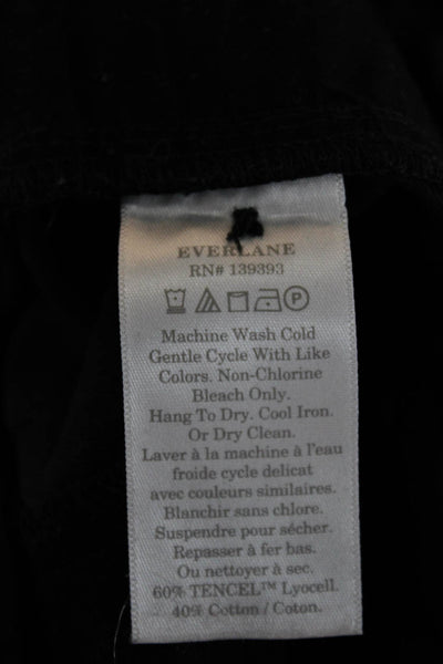 Everlane Unisex Ankle Cropped Pants Black Size 00P