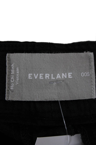 Everlane Unisex Ankle Cropped Pants Black Size 00P