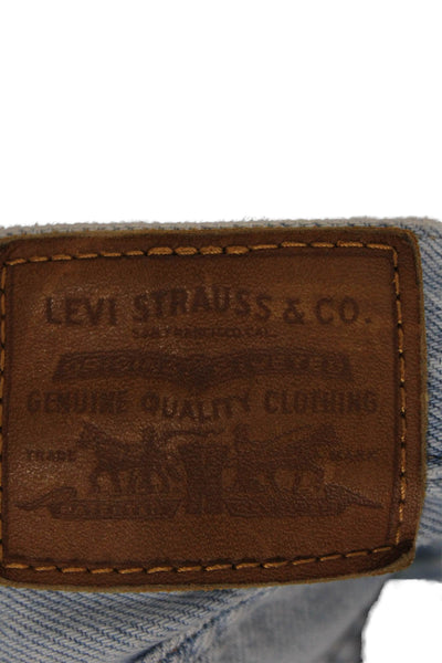 Levi's Unisex Light Blue High Rise Wide-Leg Jeans Size 24