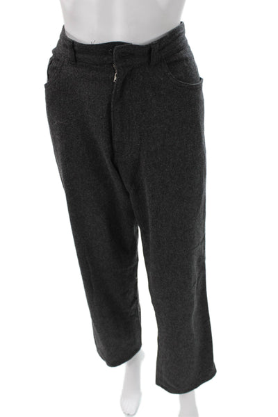 Polo Ralph Lauren Mens Dress Pants Dark Gray Wool Blend Size S