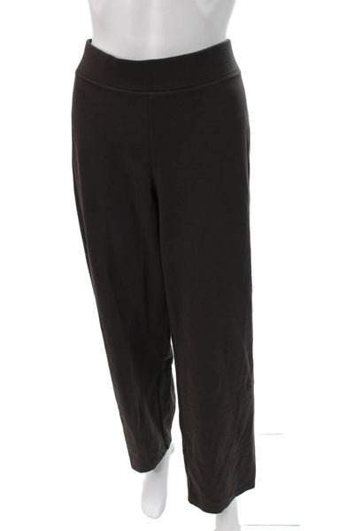 Eileen Fisher Womens Dress Pants Black Polyester Solid Size M