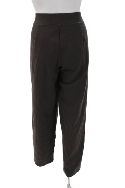 Eileen Fisher Womens Dress Pants Black Polyester Solid Size M