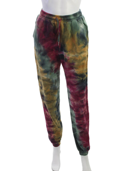 525 Unisex Jogger Sweatpants Green Drawstring Cotton Size XS