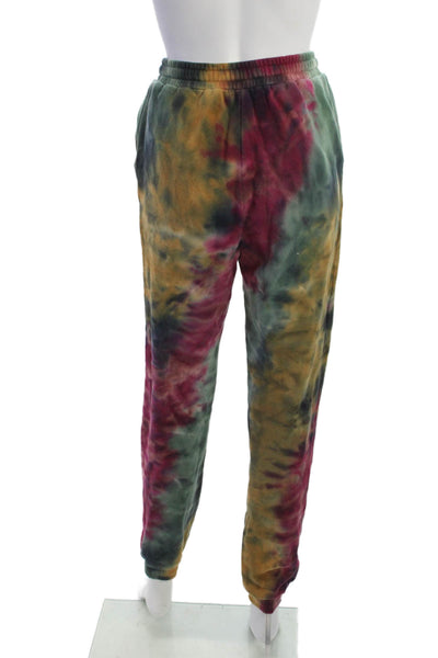 525 Unisex Jogger Sweatpants Green Drawstring Cotton Size XS