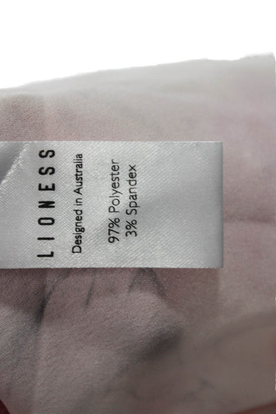 Lioness Women Straight Pencil Midi Skirt Pink Size XS