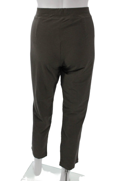Eileen Fisher Womens Cropped Ankle Pants Dark Gray Size M