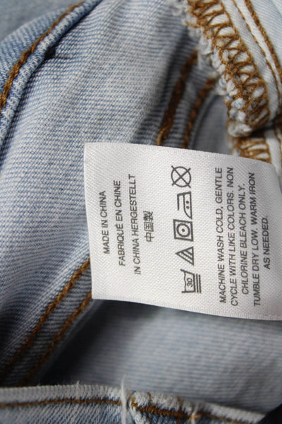 J Crew Womens Light Blue Skinny Ankle Jeans Mid Rise Size 27