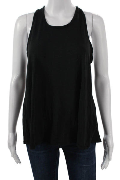 Athleta Womens Black Basic Tank Round Neck Sleeveless Size XS
