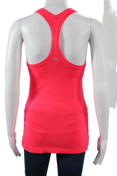 Lululemon Womens Pink Basic Tank Round Neck Size 6