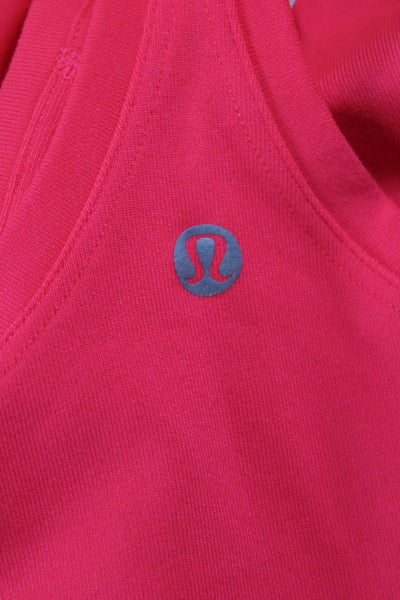 Lululemon Womens Pink Basic Tank Round Neck Size 6