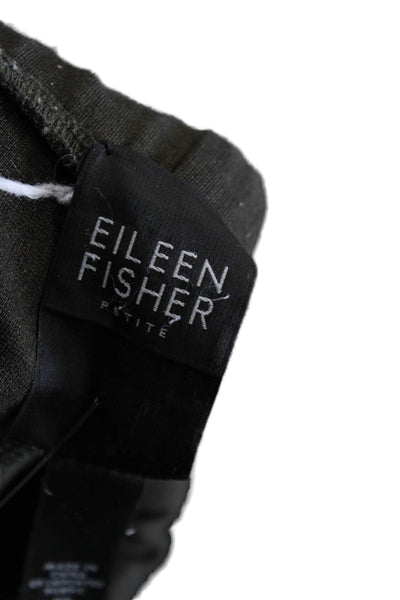 Eileen Fisher Women Cropped Ankle Leggings Green Size PS
