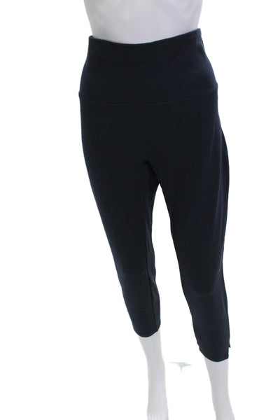 Spanx Womens Cropped Dark Blue Leggings Size XL