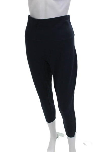 Spanx Womens Cropped Dark Blue Leggings Size XL