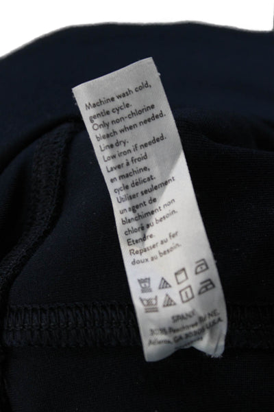 Spanx Womens Cropped Dark Blue Leggings Size XL