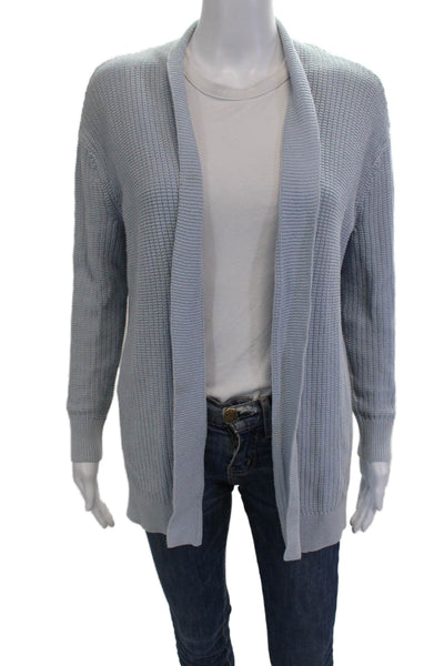 Club Monaco Unisex Cardigan Light Blue 100% Cotton Long Sleeve Size S